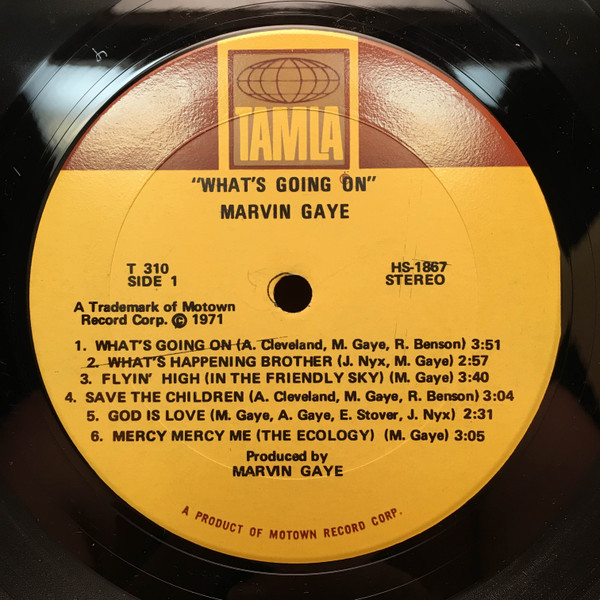 Marvin Gaye - What's Going On (LP, Album, Sup)