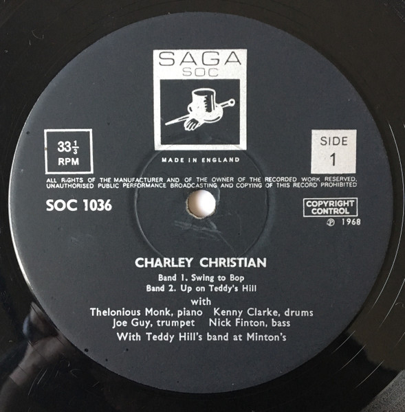 Charley Christian* - The Immortal Charley Christian (LP, Album, RE)