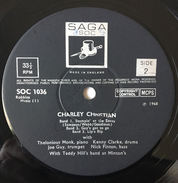 Charley Christian* - The Immortal Charley Christian (LP, Album, RE)