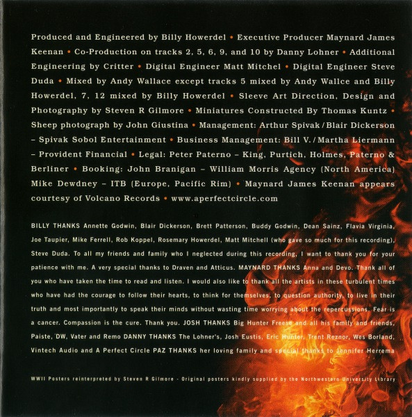 A Perfect Circle - Emotive (CD, Album, Copy Prot.)