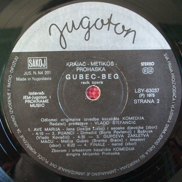 Krajač* - Metikoš* - Prohaska* - 