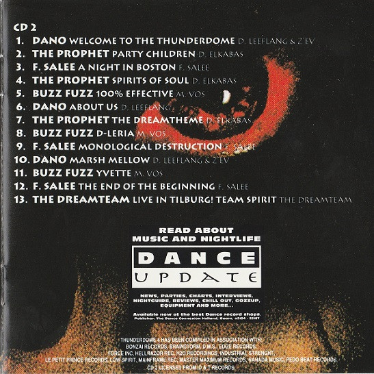 Various - Thunderdome IV (The Devil's Last Wish) (2xCD, Comp, P/Mixed)