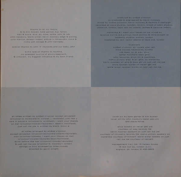 Sinéad O'Connor - The Lion And The Cobra (LP, Album, RE)