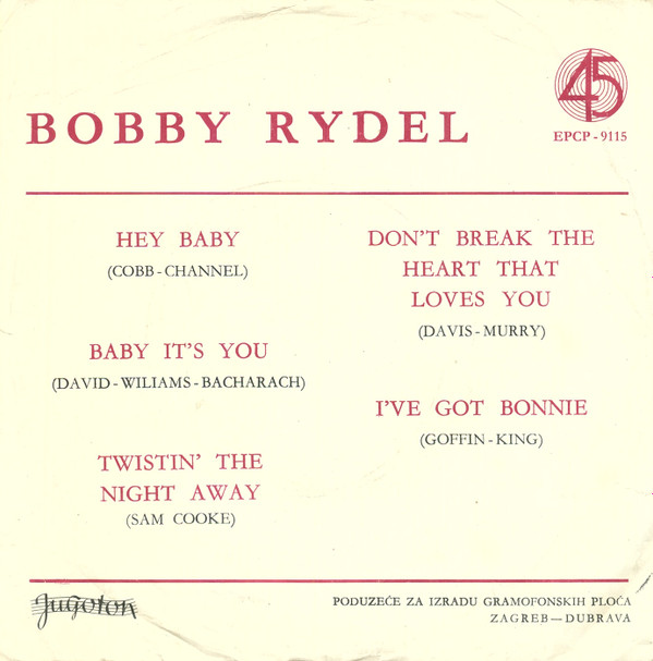 Bobby Rydell - Twist (7