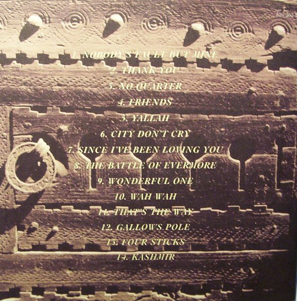 Jimmy Page & Robert Plant - No Quarter: Jimmy Page & Robert Plant Unledded (CD, Album)