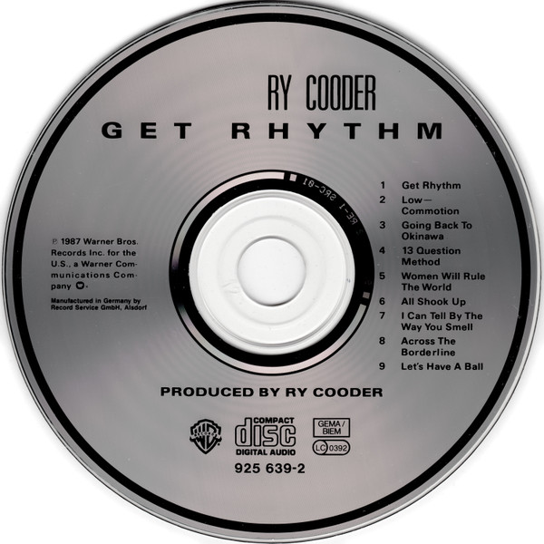 Ry Cooder - Get Rhythm (CD, Album)