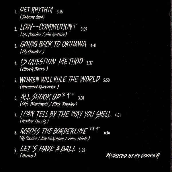 Ry Cooder - Get Rhythm (CD, Album)