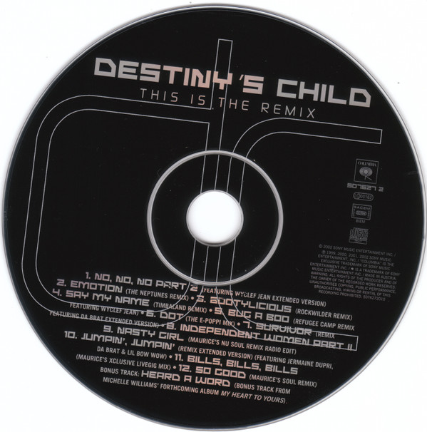 Destiny's Child - This Is The Remix (CD, Comp)