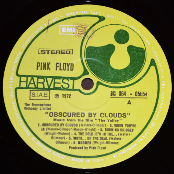 Pink Floyd - Obscured By Clouds (LP, Album)