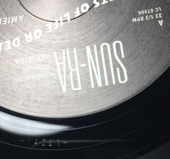 Sun Ra And His Intergalactic Research Arkestra* - Planets Of Life Or Death: Amiens '73 (LP, Album, RSD)