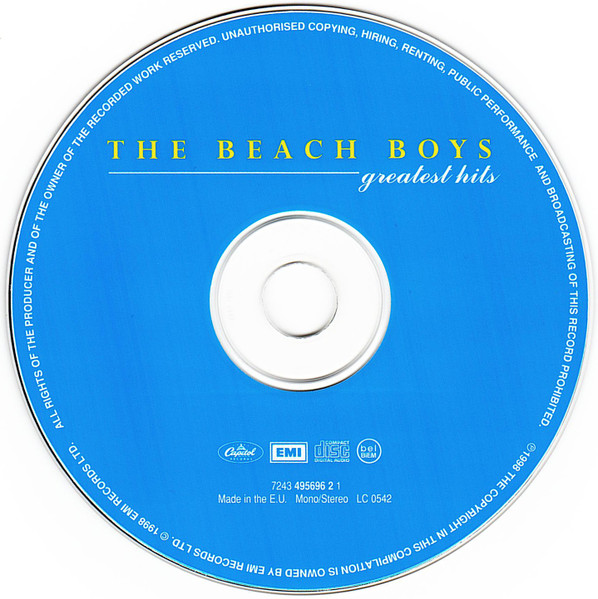 The Beach Boys - Greatest Hits (CD, Comp, Mono, RM)