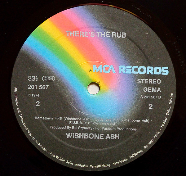 Wishbone Ash - There's The Rub (LP, Album, RE)