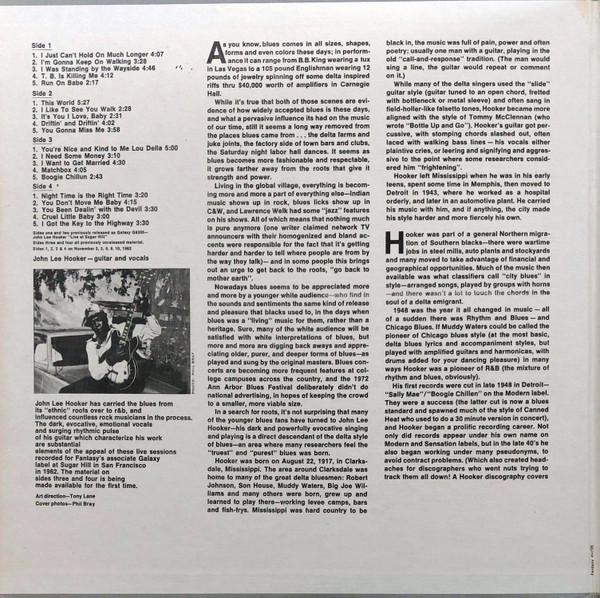 John Lee Hooker - Boogie Chillun (2xLP, Comp, RE, Gat)