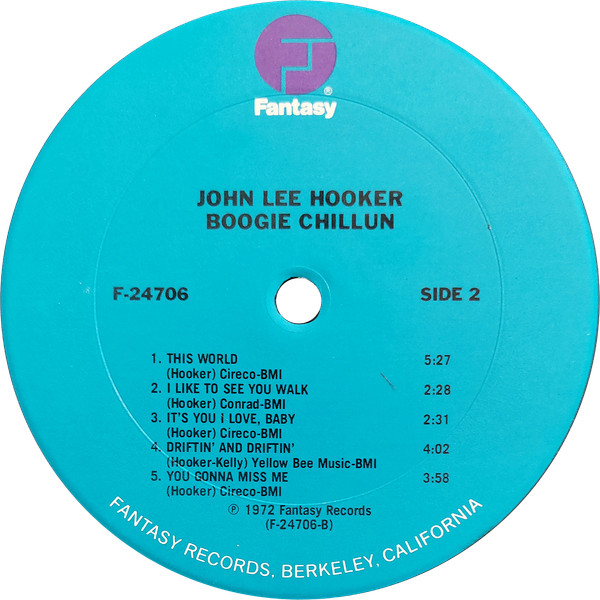 John Lee Hooker - Boogie Chillun (2xLP, Comp, RE, Gat)