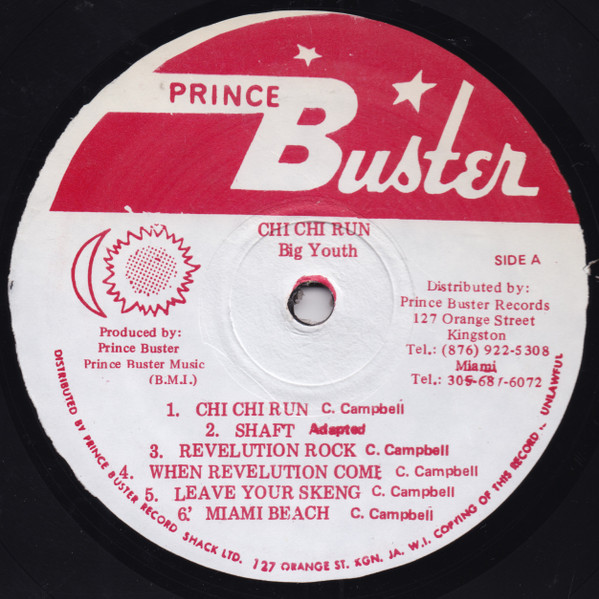 Big Youth - Chi Chi Run (LP, Album, RE)