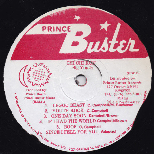 Big Youth - Chi Chi Run (LP, Album, RE)