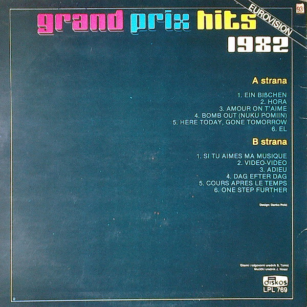 Various - Grand Prix Hits - Eurovision 1982 (LP, Comp)