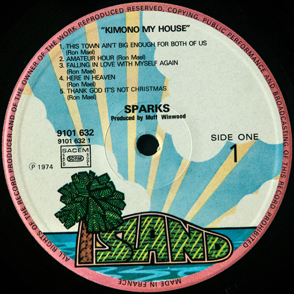 Sparks - Kimono My House (LP, Album)