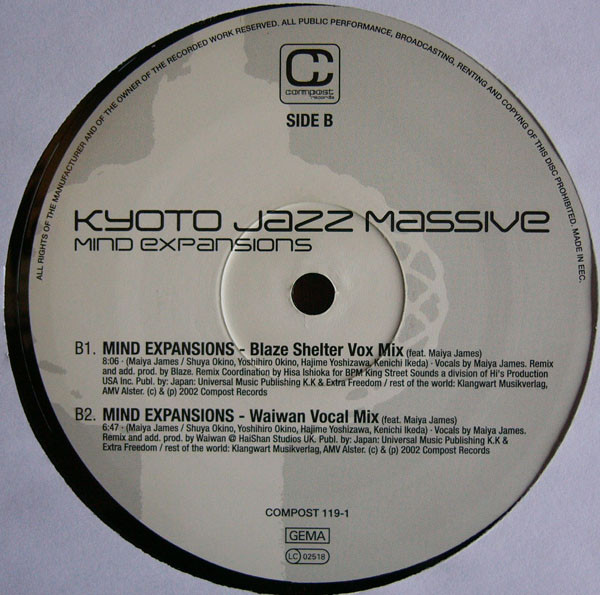 Kyoto Jazz Massive - Mind Expansions (12