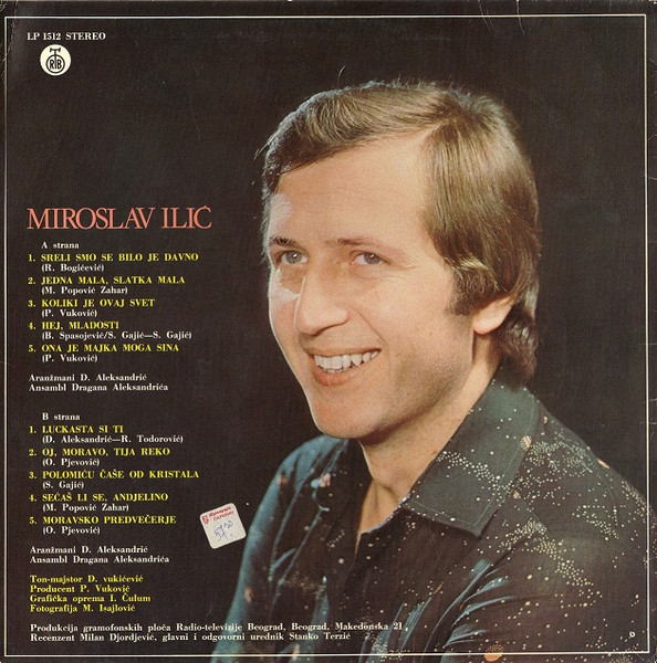 Miroslav IliÄ‡ - Sreli Smo Se Bilo Je To Davno  (LP, Album)