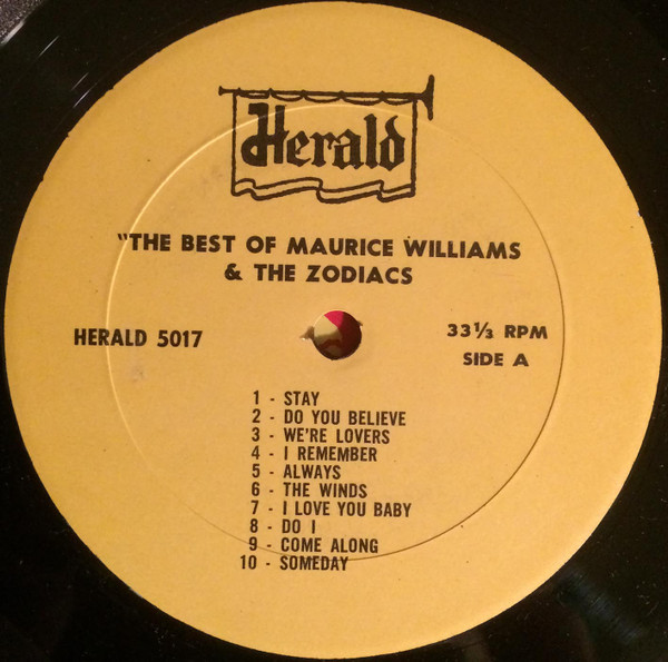 Maurice Williams & The Zodiacs - The Best Of Maurice Williams & The Zodiacs (LP, Comp)