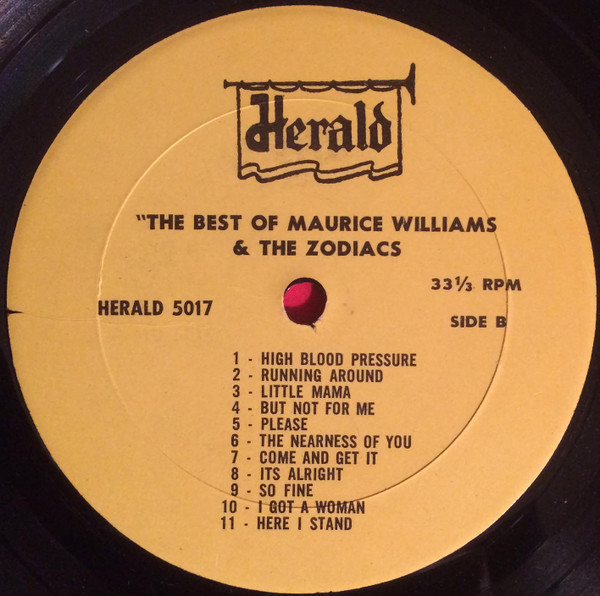 Maurice Williams & The Zodiacs - The Best Of Maurice Williams & The Zodiacs (LP, Comp)