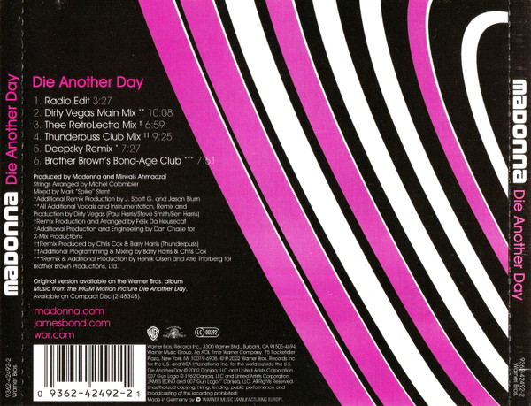Madonna - Die Another Day (CD, Maxi)