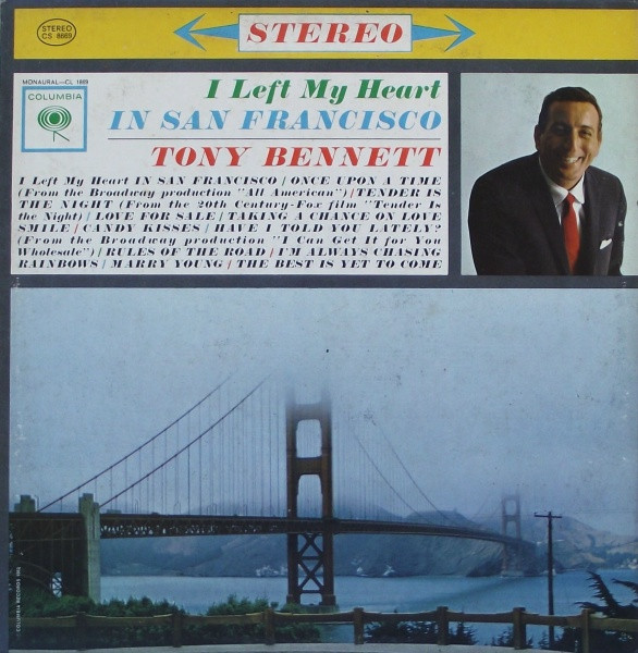 Tony Bennett - I Left My Heart In San Francisco (LP, Album, RP, 360)