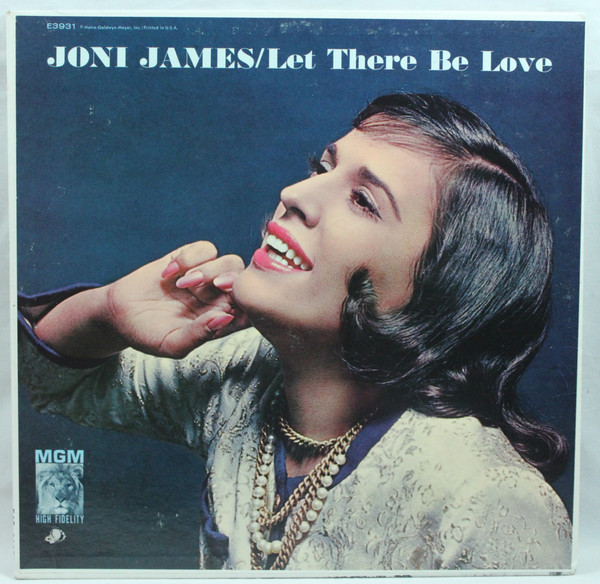 Joni James - Let There Be Love (LP, Album, Mono)