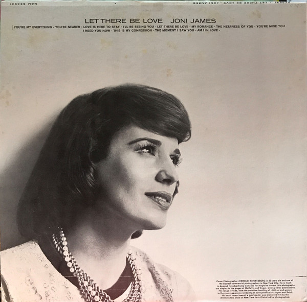 Joni James - Let There Be Love (LP, Album, Mono)