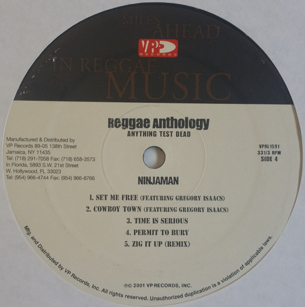 Ninjaman - Anything Test Dead (2xLP, Comp)