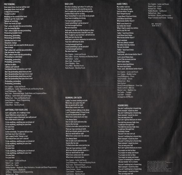 Eric Clapton - Journeyman (LP, Album, Gat)