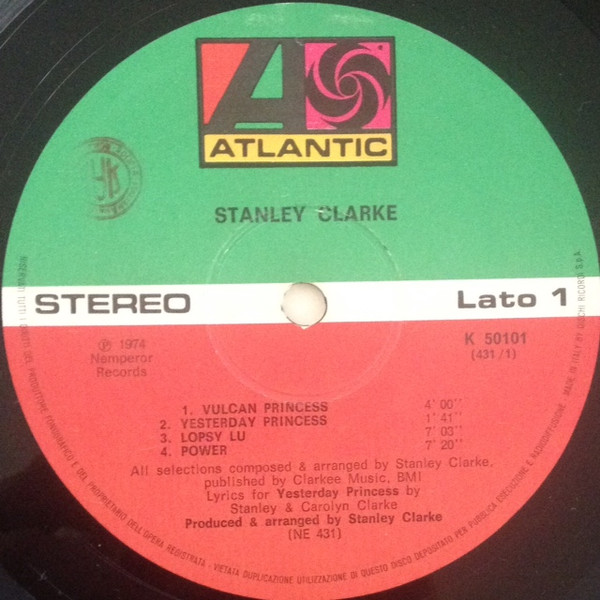 Stanley Clarke - Stanley Clarke (LP, Album, RP)