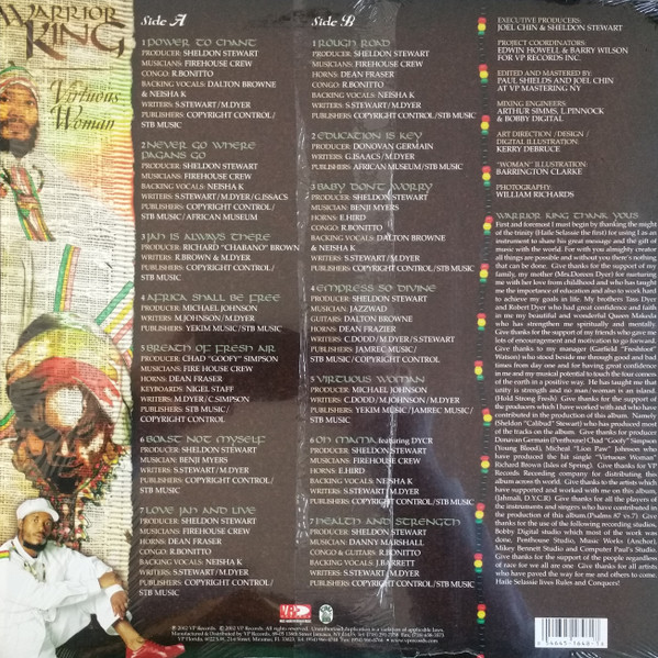Warrior King - Virtuous Woman (LP, Album)