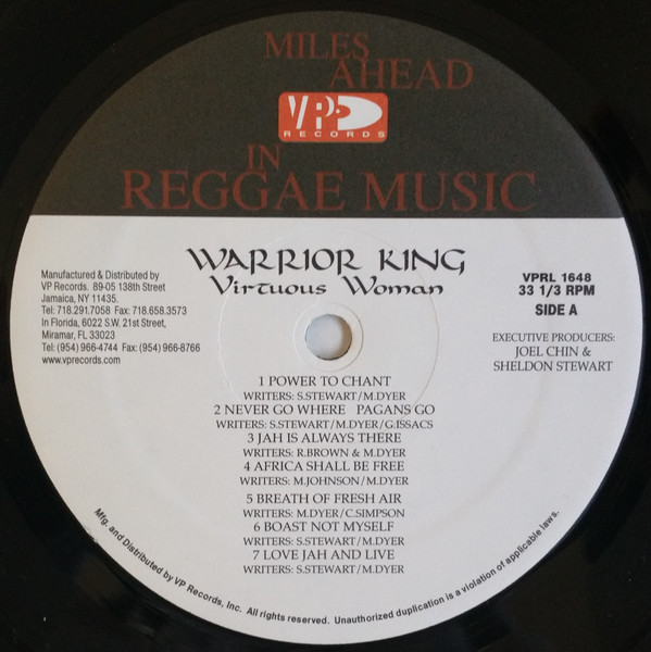 Warrior King - Virtuous Woman (LP, Album)