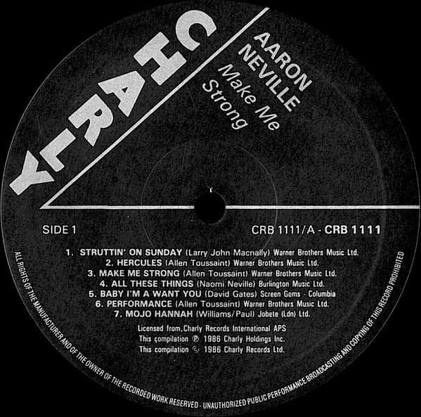 Aaron Neville - Make Me Strong (LP, Comp)