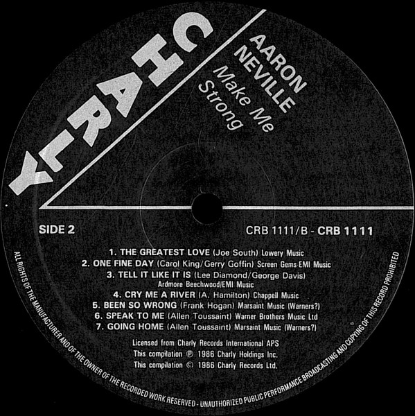 Aaron Neville - Make Me Strong (LP, Comp)