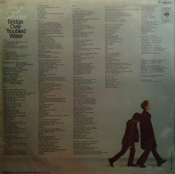 Simon And Garfunkel* - Bridge Over Troubled Water (LP, Album, RP)