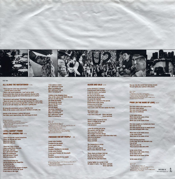 U2 - Rattle And Hum (2xLP, Album, Gat)