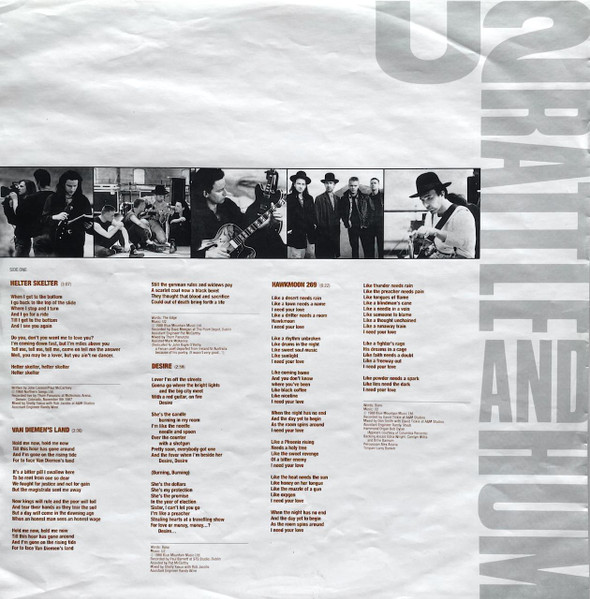 U2 - Rattle And Hum (2xLP, Album, Gat)