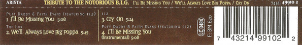 Puff Daddy & Faith Evans / The Lox / 112 - Tribute To The Notorious B.I.G. (CD, Single)