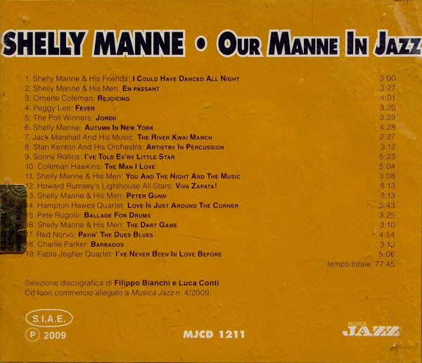 Various - Our Manne In Jazz (CD, Album, Comp)