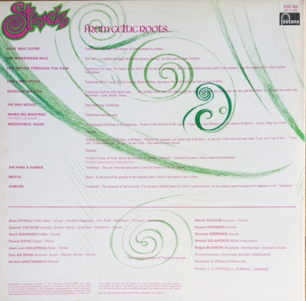 Alan Stivell - From Celtic Roots... (LP, Album, Gat)