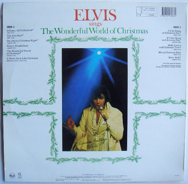 Elvis Presley - Elvis Sings The Wonderful World Of Christmas (LP, Album)