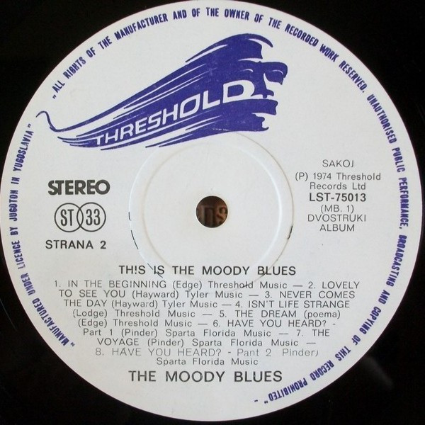 The Moody Blues - This Is The Moody Blues (2xLP, Comp, Gat)