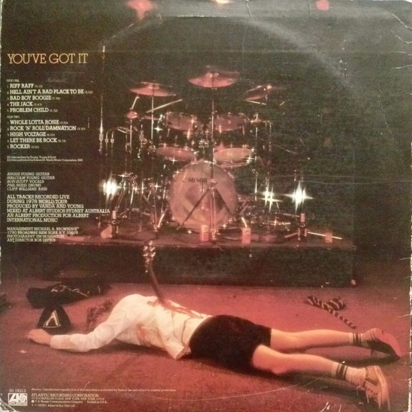 AC/DC - If You Want Blood You've Got It (LP, Album, Pre)