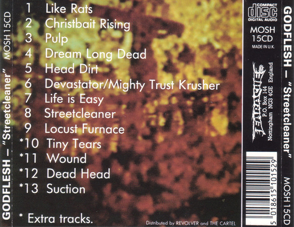 Godflesh - Streetcleaner (CD, Album)
