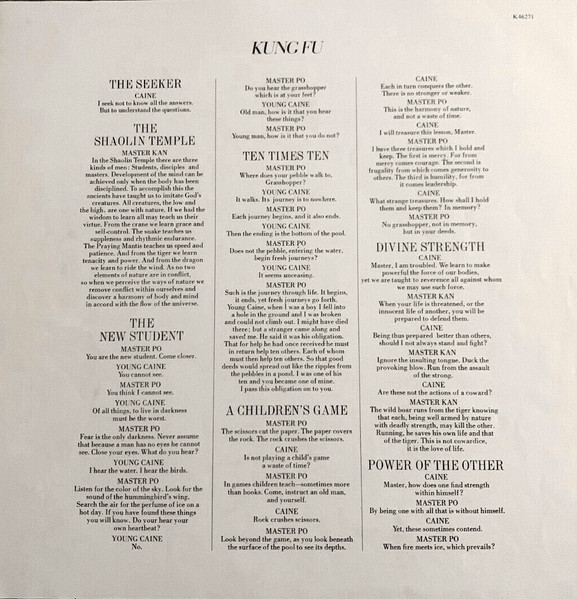 Jim Helms - Kung Fu - Music & Dialogue From The Warner Bros. T.V. Series (LP)