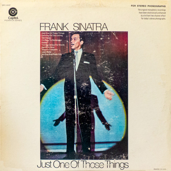 Frank Sinatra - Just One Of Those Things (LP, Comp, Ora)