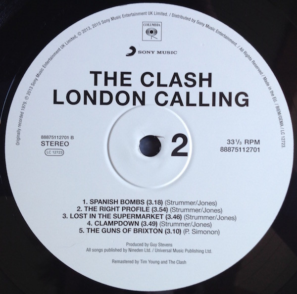 The Clash - London Calling (2xLP, Album, RE, RM, 180)
